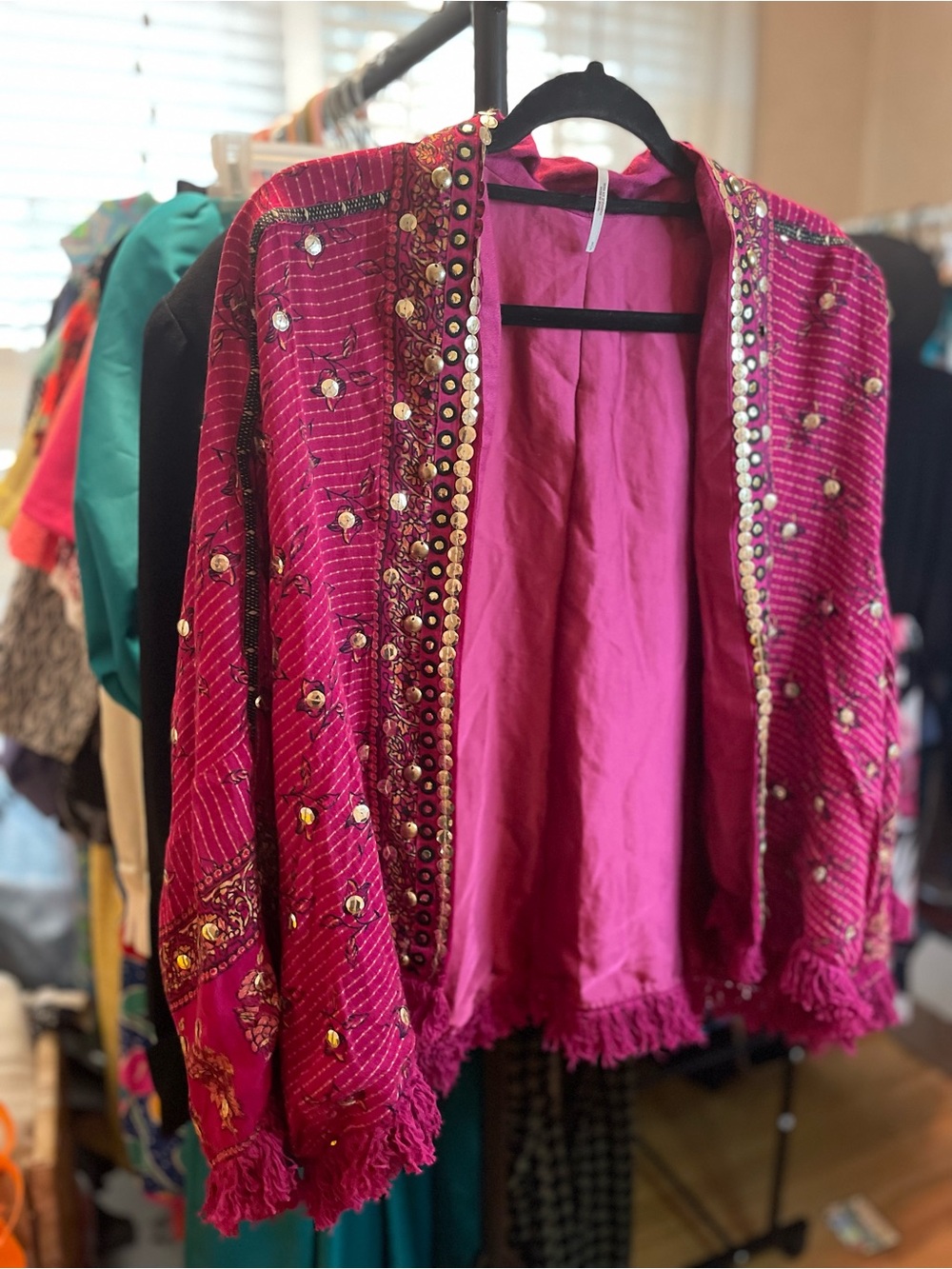 Free People Rays of Light Kimono Jacket